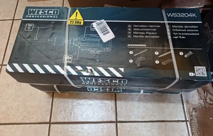 [NOVO] Martelo Demolidor 1700W 220V WS3204K WESCO