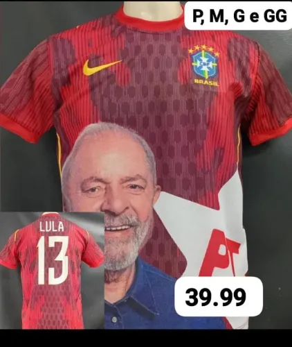 CAMISA DO LULA PROMOÇÃO R$39.99