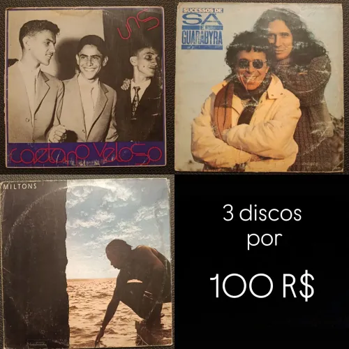 Kit 3 discos MPB