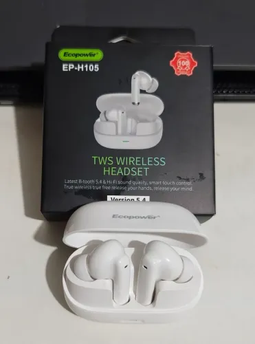 Fone Sem Fio - Bluetooth 5.4 - Com microfone e ótima qualidade de áudio.