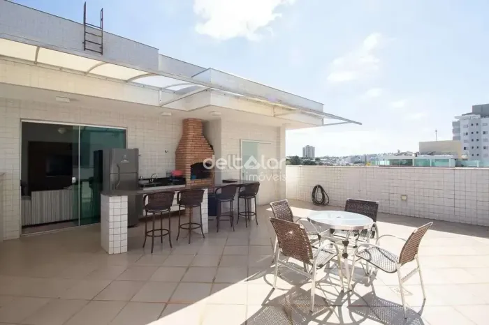 Cobertura 4 quartos, 2 suítes, 4 vagas de garagem, Castelo, Belo Horizonte, MG