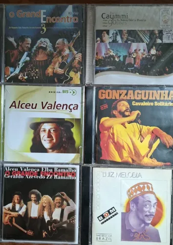 Cds MPB Gonzaguinha, Alceu Valença, Luiz Melodia, Caymmi , etc