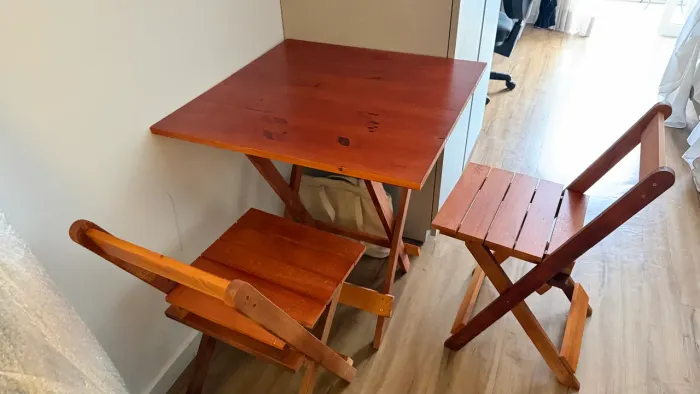 Mesa dobrável