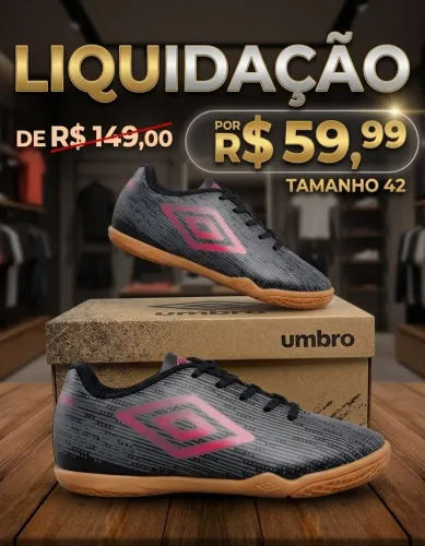 Tênis Futsal umbro 42