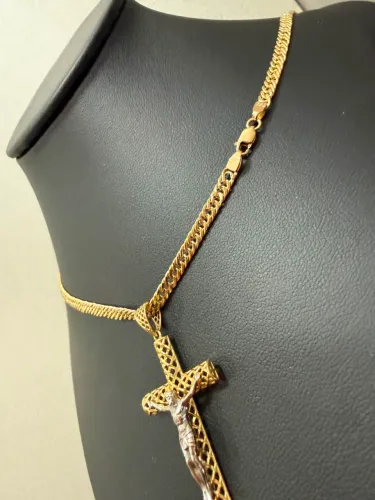 Corrente Groumet de ouro 11.28g 18k procedência garantia eterna