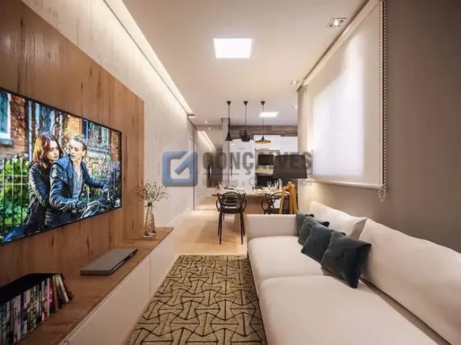 Apartamento 2 Dormitórios com 49m² na Vila Assunção, Santo André  Venda com 1 vaga