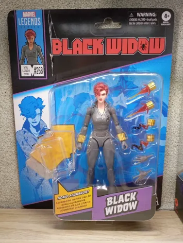 Viúva negra Marvel Legends sem comic