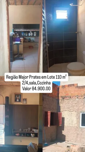 Vizinho Major Prates em Lote 110 m²...84.900.00
