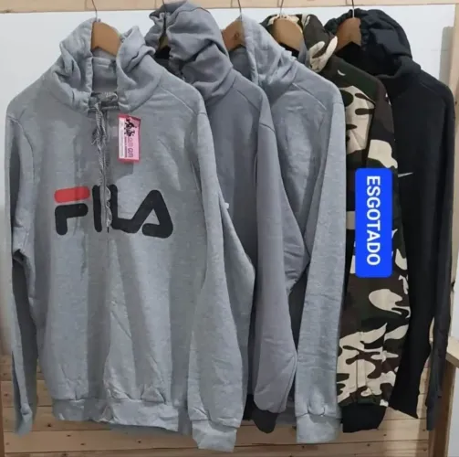 Casaco moletom tam GG por 100,00