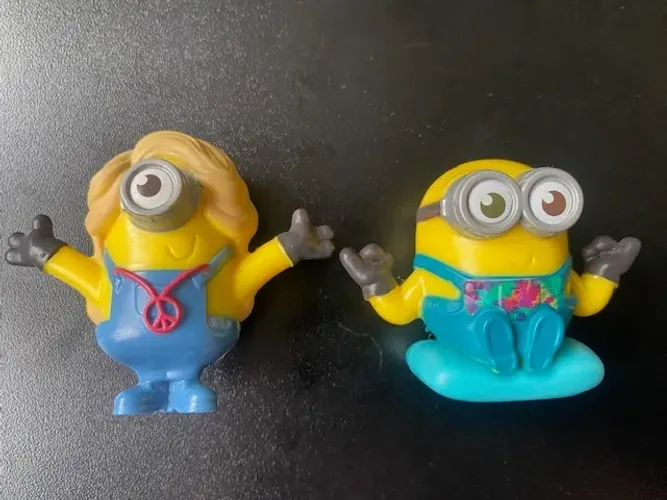 2 Mini Minions - Meu Malvado Favorito Mc Lanche Feliz Coleção 2019