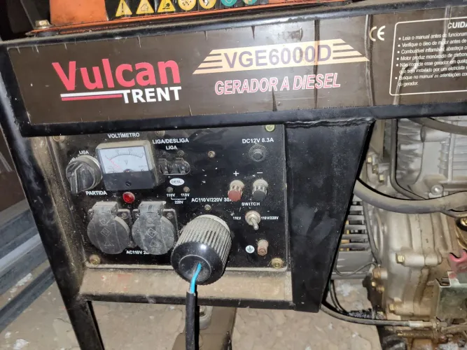 Gerador diesel - vulcan Trento 6000 