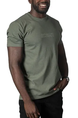 Camiseta Gracie Barra Premium Heavy - Verde