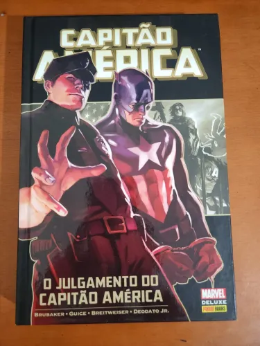 Livro capitão América marvel
