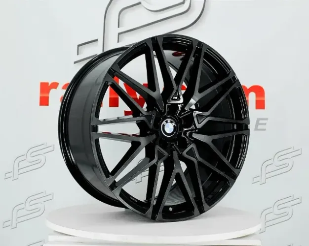 Jogo de Roda Bmw X-6 M Preto 5x120 - 20x10 e 20x11,5 Offset 40 e 35 (Nv)