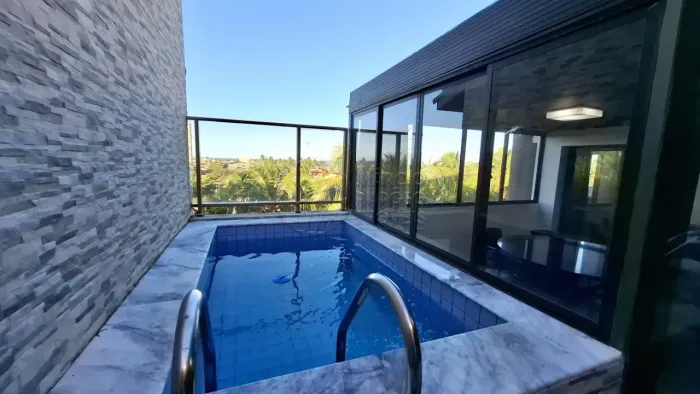 Cobertura Nascente - 155m² - Piscina Privativa - Beira-Mar - Barra de São Miguel