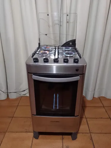 Fogão Esmaltec inox acendimento elétrico