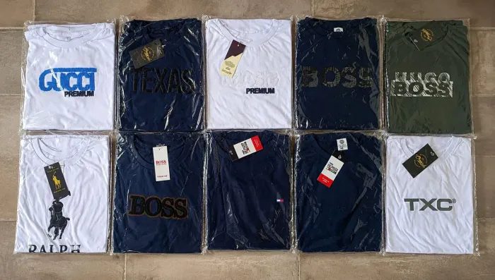 Kit com 10 camisas fio 30.1 NA PROMOÇÃO 