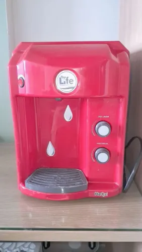 Purificador HeOxi Água Gelada Alcalina Compressor 220V Vermelho novo