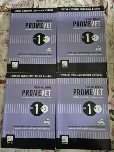 VENDO LIVROS DA COLEÇÃO COMPLETA - PROMEVET - CICLO 1 - 4 LIVROS