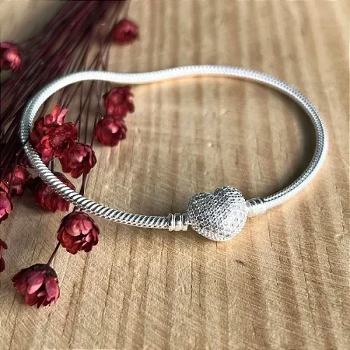 Pulseira para berloque prata