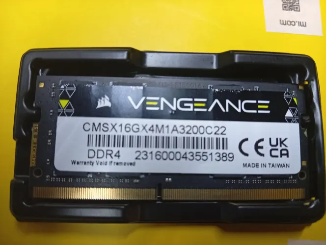 Memória 16 gb!!! ddr4 notebook Corsair vengeance 3200mhz preço unitário 