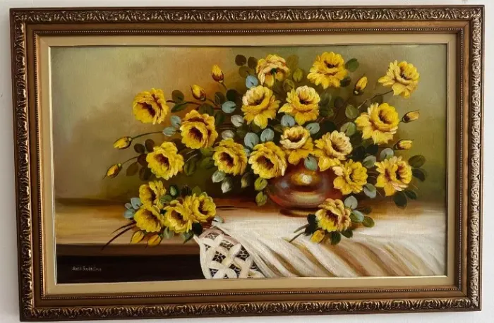 ? QUADRO DECORATIVO GRANDE - PINTURA ORIGINAL - SUELI SOUZA LIMA