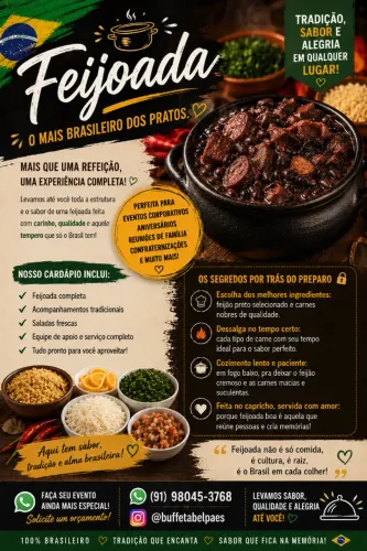 Buffet de Feijoada no domicílio