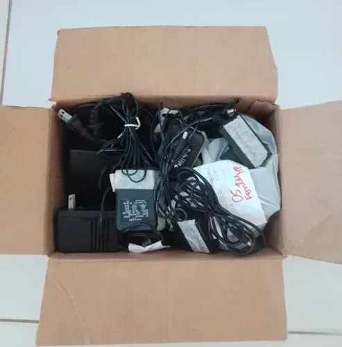 FONTES DE NOTEBOOK E IMPRESSORA - Lote Caixa Completa