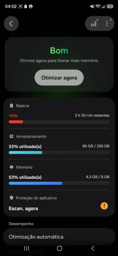 Samsung a36 novo na garantia