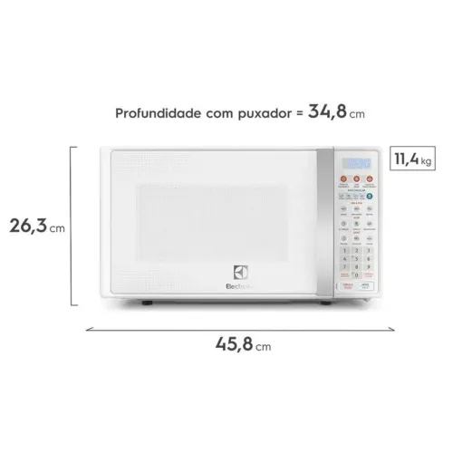 O micro-ondas Electrolux MTO30
