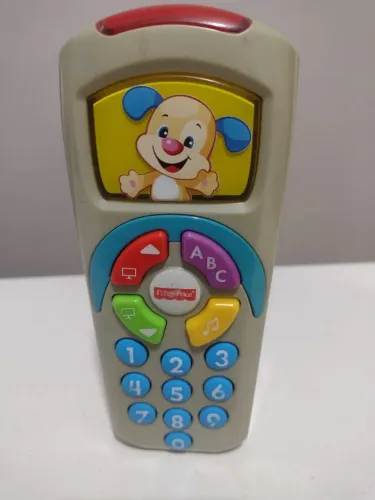 Controle Remoto Fisher-Price Infantil Educativo Original | Sons, Números, Letras e Música