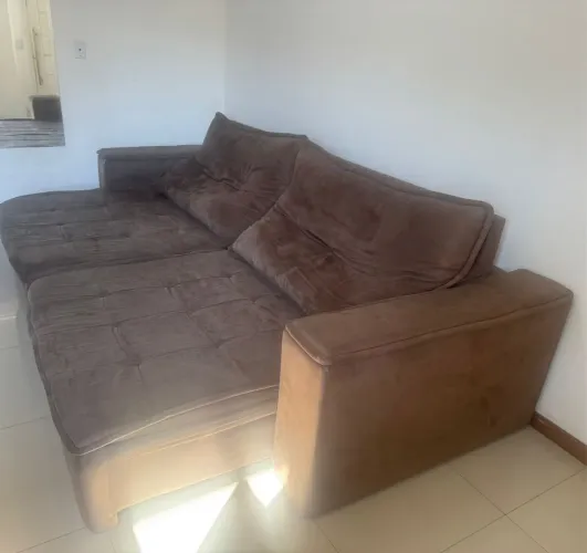 Sofá Retrátil Reclinável 2.93m