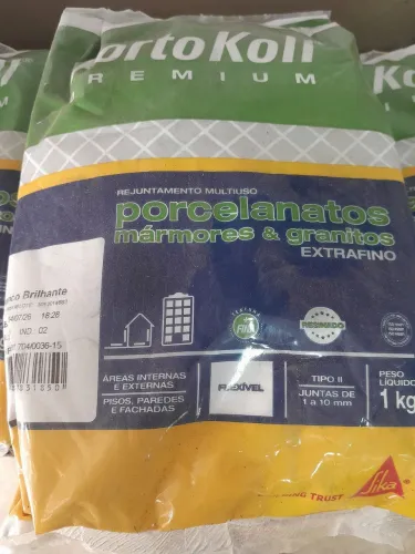 Rejunte para porcelanato - 1Kg - RS 6,90
