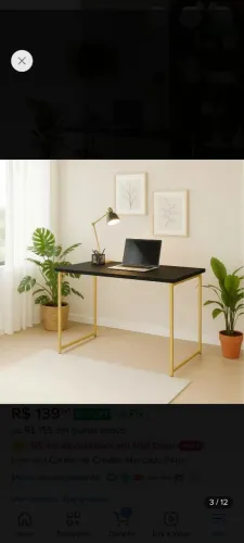 Mesa escrivaninha ou manicure