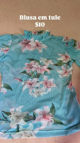 Blusa em Tule