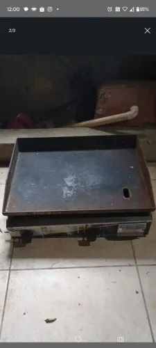 Chapa grande de hambúrguer