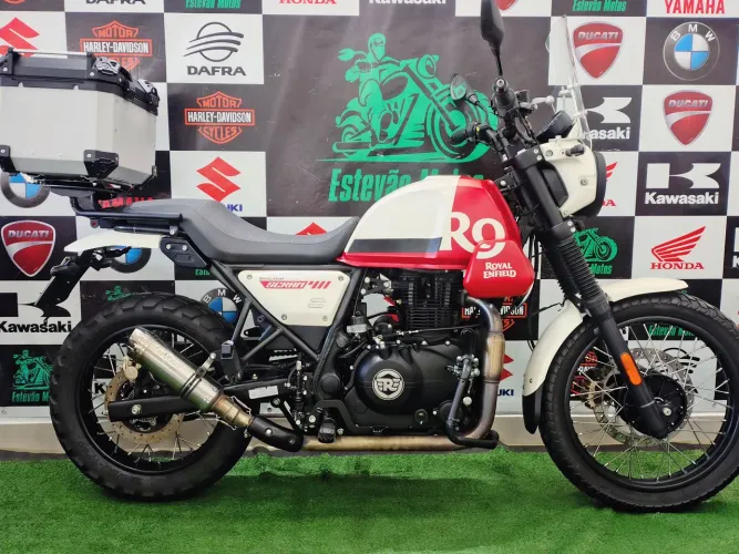 HIMALAYAN SCRAN 411 ABS 2024 BRANCA IMPECÁVEL