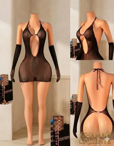 Lingerie sensual (veste do P ao G)