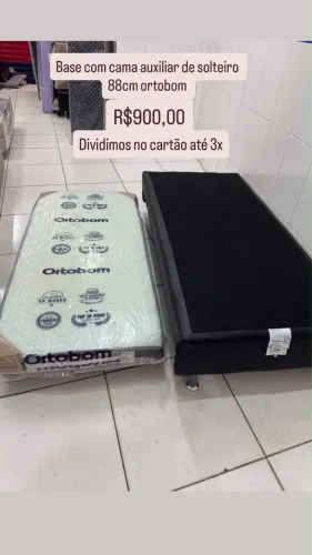 Cama com auxiliar Ortobom