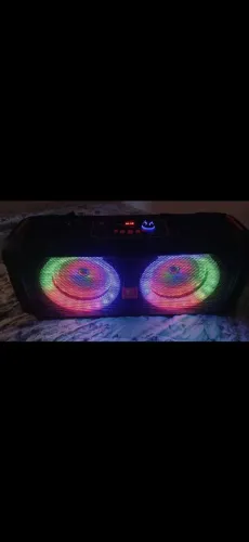 Caixa som amplificada Bluetooth e USB e Rádio e Auxiliar etc