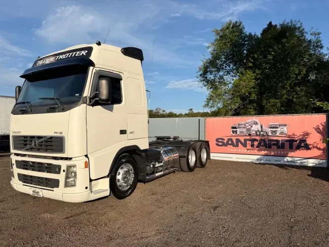 Volvo FH12 420 6X2T Globetrotter Teto Alto Manual Ar Condicionado Completo Revisado
