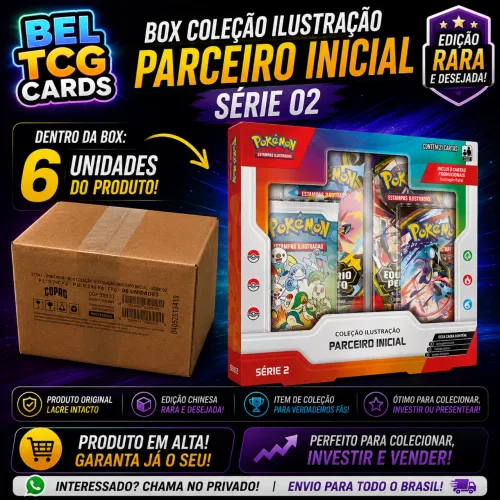 Caixa lacrada de parceiros inicial 2 Pokémon