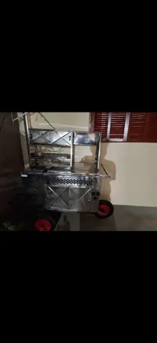 Carrinho de Hot dog Inox .