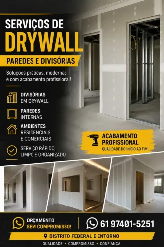 DRYWALL | PAREDES E DIVISÓRIAS