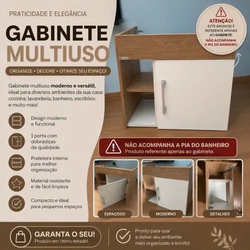 Gabinete para banheiro