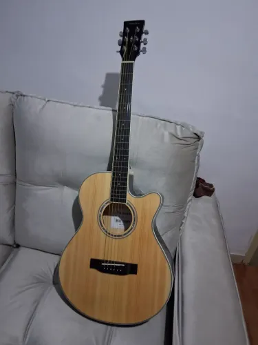 Violao eletroacústico aço voga