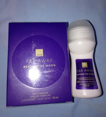 Perfume Far away e desodorante