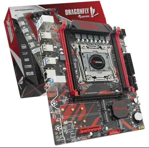 Placa Mãe Gamer X99 Dragonfly Keepdata para XEON 