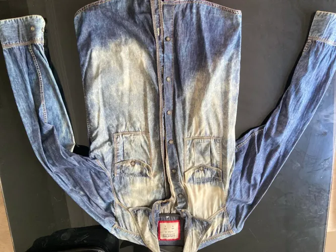 Camisa jeans masculina