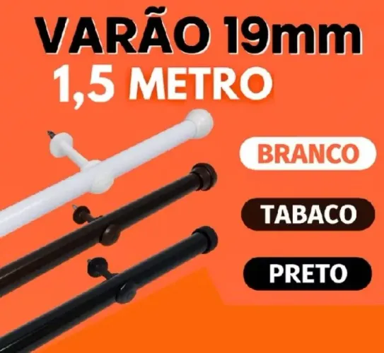 Varão de cortina - 1.5m